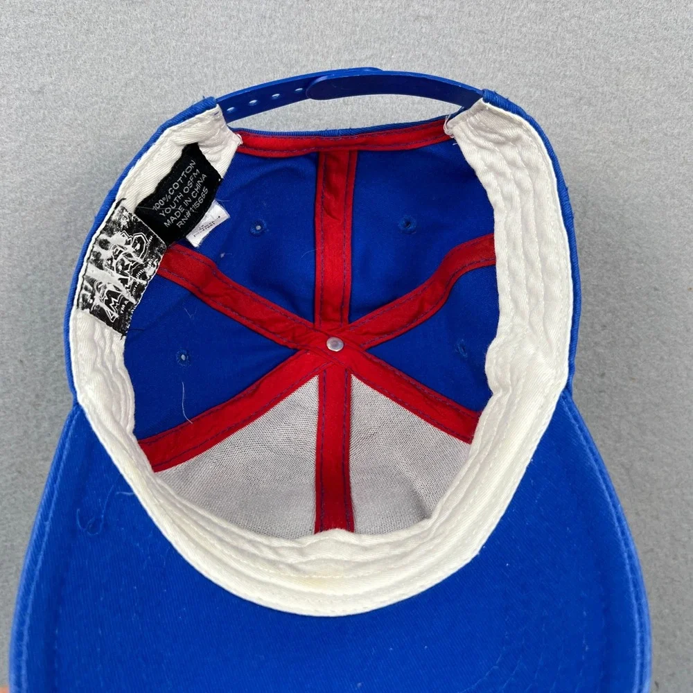 Nintendo Snapback Hat Kids OSFM Blue Red Super Mario Embroidered Video Game Cap